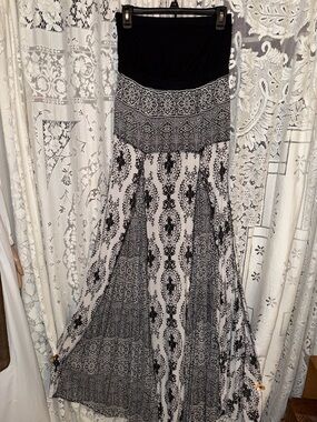 Free People strapless maxi dress